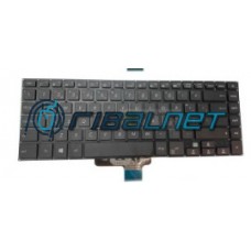 Teclado PT ASUS UX390U TOP COVER BLUE W/KEYB LETRAS AMARELAS NO TP W/BL 